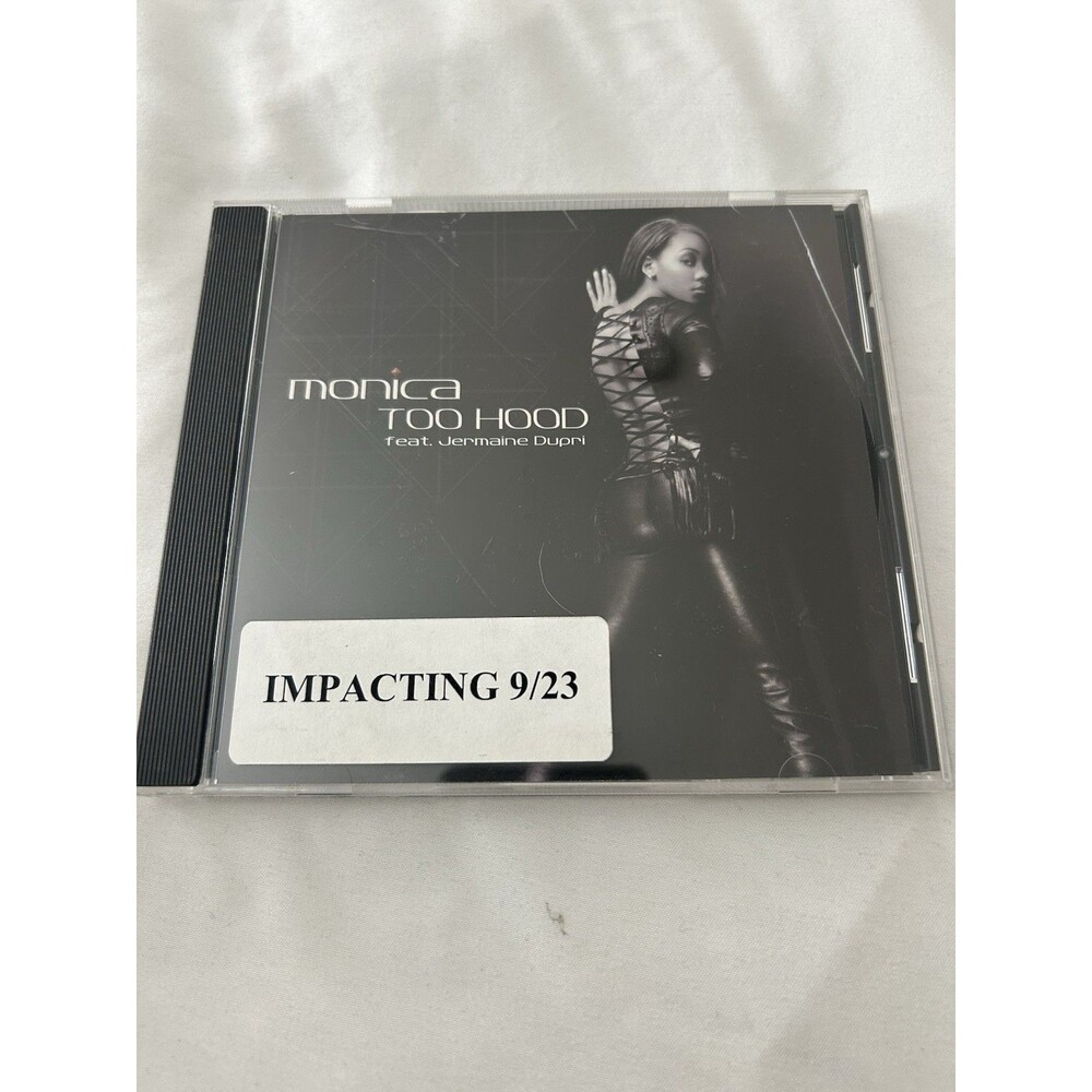 Monica- Too Hood PROMO w/ Artwork (CD, Single Promo) - Unused